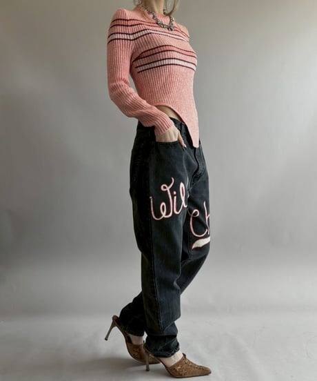 【RE;CIRCLE】 RE Rib Knit Leotard Top / 260416-011