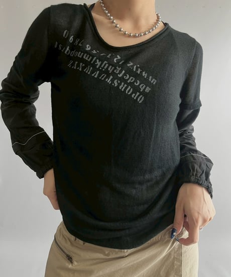 【USED】 Cop.Copine Design Sheer Top  /251014-034