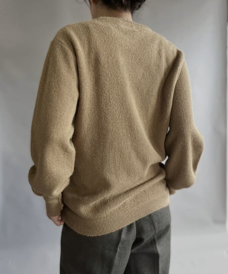 【USED】 JCPenny Acrylic Knit Pullover Camel / 230204-011