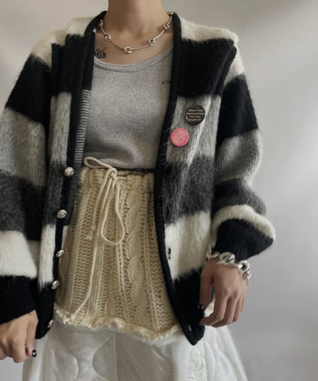 【USED】60s PURITAN Mohair Cardigan / 231009-039