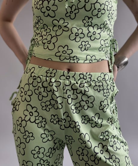 【USED】 PRETTY DAMAGE Flower Pattern Design Set Up /260704-014