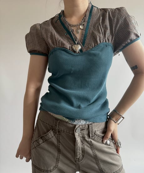 【USED】 Cop.Copine Design S/S Top / 250705-026