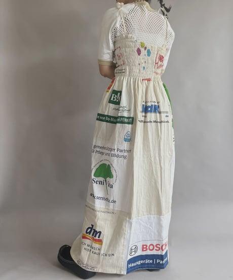 【RE;CIRCLE】RE Eco-Friendly Bag Shirring One-piece / 230427-014