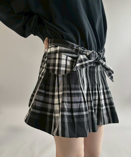 【USED】Check Pattern Mini Skirt /260502-003