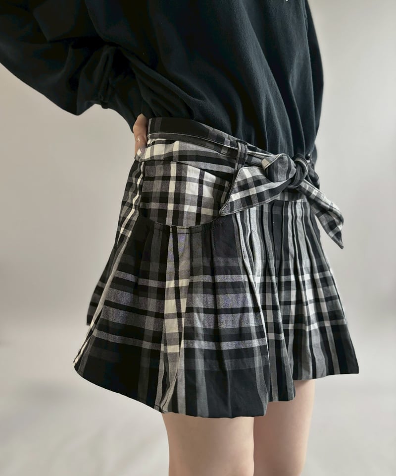 USED】Check Pattern Mini Skirt /260502-003 | TH