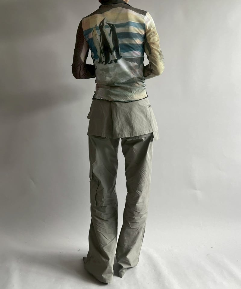 トップス COP COPINE sheer shirt USED】 Cop.Copine Design Sheer Shirt /251014-0