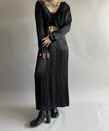 【USED】 Patterned L/S Long One-Piece /240914-034