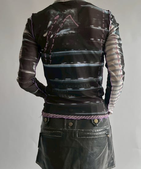 【USED】 Cop.Copine Sheer Design Top  /251014-048