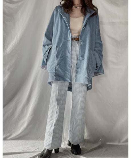 【USED】 Check Flared Pants / 220107-012