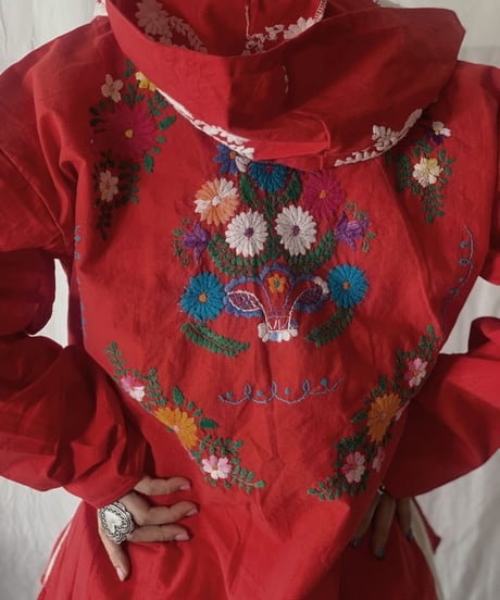 【RE;CIRCLE】RE Embroidery Ethnic Mexican Parker ⑦/210617-025