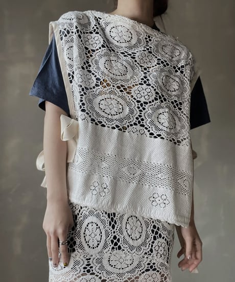【RE;CIRCLE】 RE Crochet Vest②/20220317-016