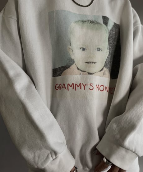 【USED】 USA Dlympic Sweat Shirt 'Grammy's Monkey' / 230102-015