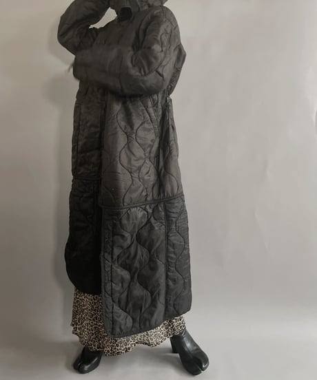 【RE;CIRCLE】 RE Liner Hood Coat Dyed Black / 23LINER-09