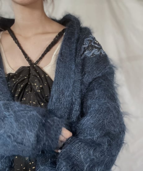 【USED】    Mohair Knit Cardigan/211216-016