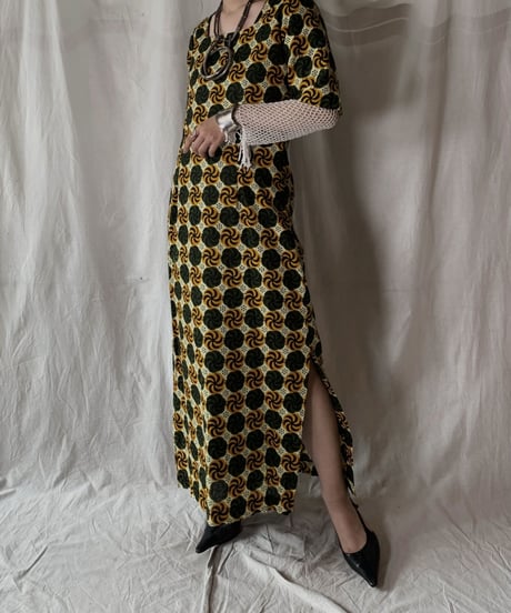【USED】 African Batik One-piece②/210428-004