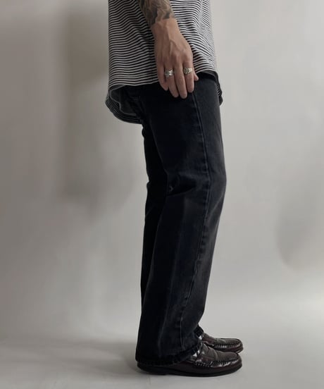 【USED】   Levi's Denim Pants 501 Black / 220416-010
