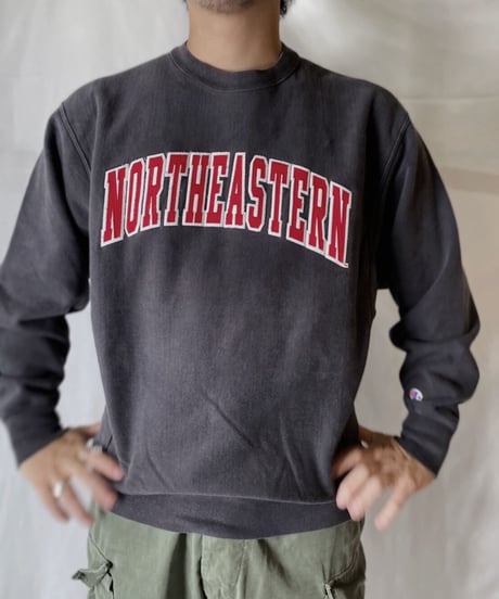 【USED】  Champion Reverse Weave Sweat NORTH EASTERN/210902-047