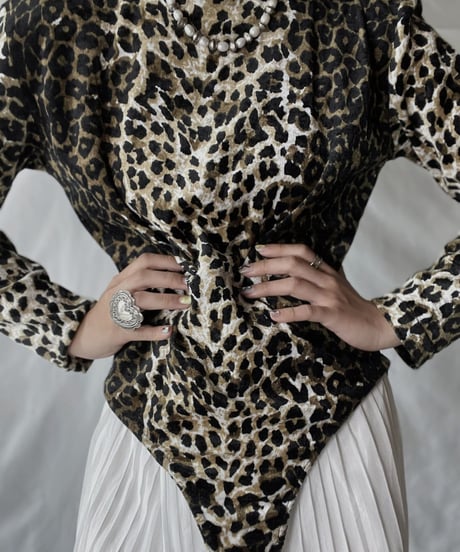 【USED】  Leopard Patterned Leotard/210921-027