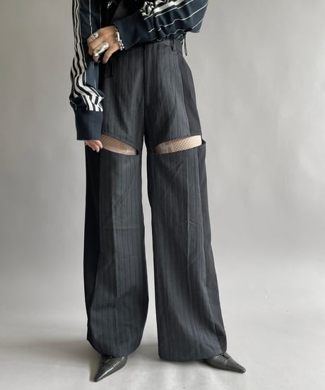 【RE;CIRCLE】 Re Suit Slit Pants/ 241003-021