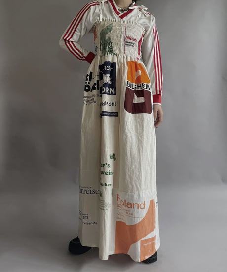 【RE;CIRCLE】RE Eco-Friendly Bag Shirring One-piece / 230327-012