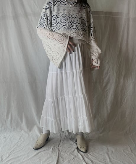 【RE;CIRCLE】RE Crochet L/S Top④/210526-068
