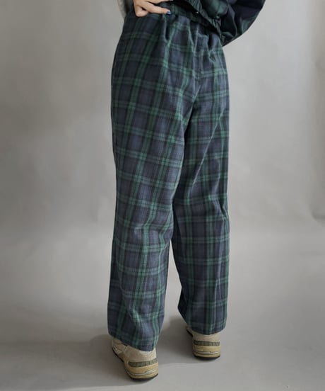 【USED】 Cotton Checked Pants / 230114-006