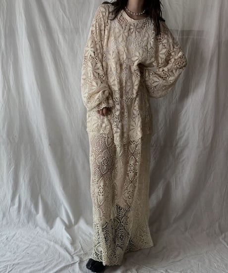 【RE;CIRCLE】RE Crocket L/S Dress②/210526-051