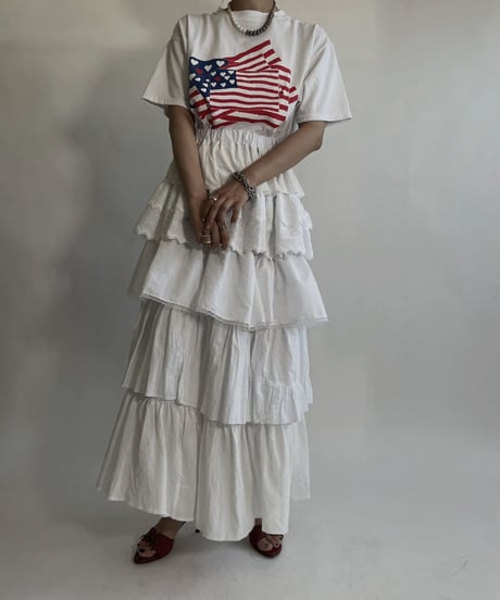 【USED】 American Flag T-shirt /220716-006