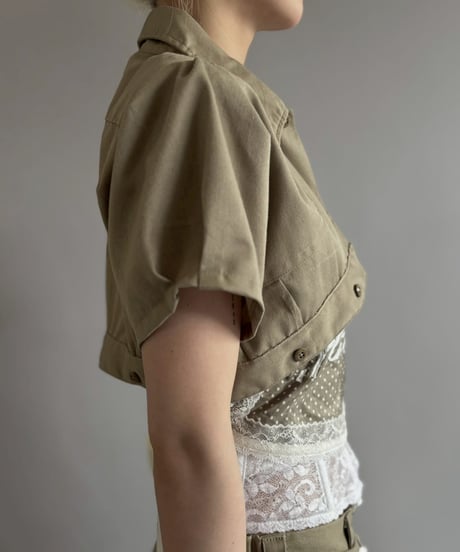【Chinatsu Aoyama】 RE Makers Shirt Khaki / 260702-005