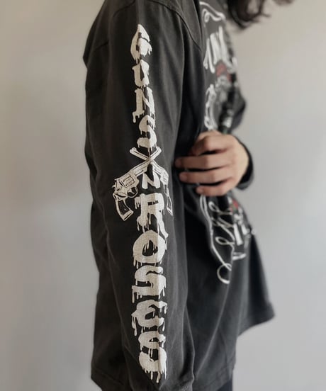 【USED】  Band T-shirt GUNS・N'・ROSES 1991s /230703-015