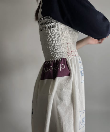 【RE;CIRCLE】 RE Eco Bag Camisole One-piece ⑥ /220407-006