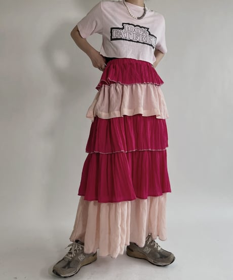 【RE;CIRCLE】 RE Indian Cotton Skirt / 220503-017