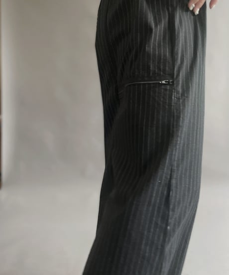 【USED】 Blanque Striped Pants / 230318-021