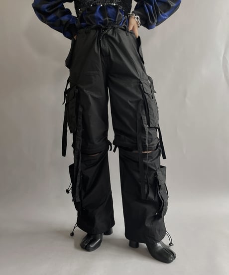 【USED】  Techino Pants Black / 221001-025