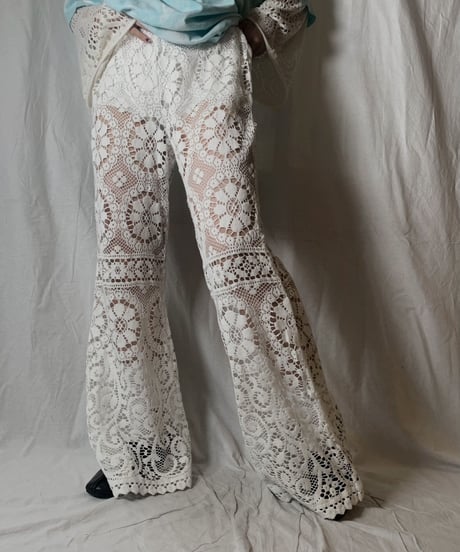 【RE;CIRCLE】 RE Lace Pants①/ 210714-001