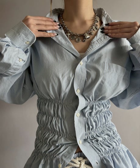 【RE;CIRCLE】 RE Shirring Shirt / 260409-012