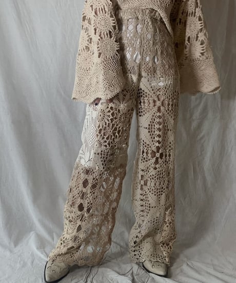 【RE;CIRCLE】 RE Crocket Patchwork Pants②/210521-066