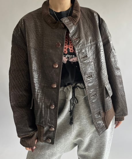 【USED】 FEBO Valstar Type Leather Jacket/241207-001