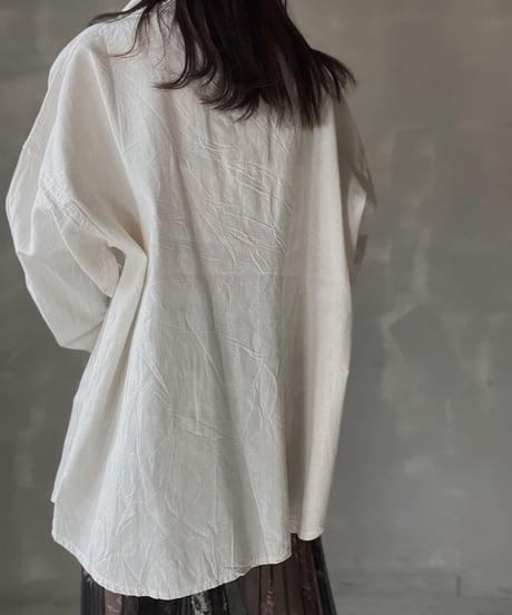 【USED】linen L/S Top/ 220312-006