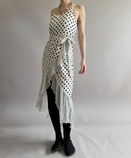 【USED】 Dot Pattern Camisole One-Piece/ 260404-005