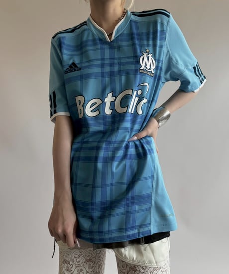 【USED】10~11's adidas Marseille Soccer Shirt / 250712-019