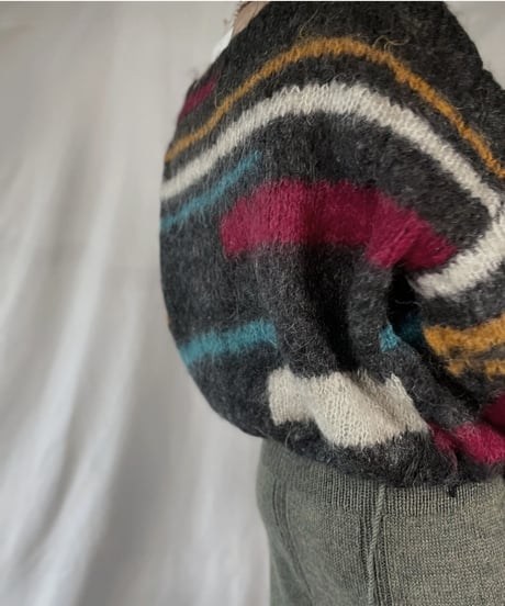 【USED】    Mohair Knit Top/211216-024