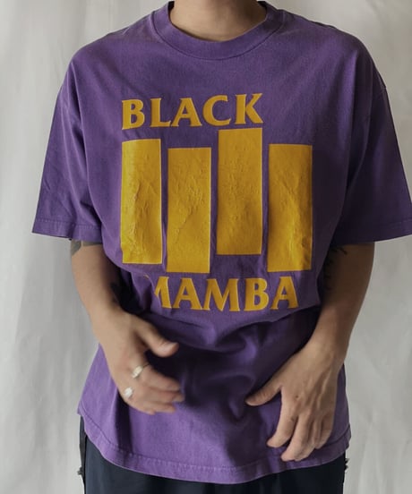 【USED】 S/S T-shirt BLACK MANBA/210801-005
