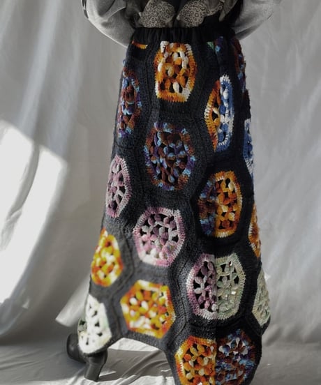 【RE;CIRCLE】 RE Granny Long Skirt④/211216-043
