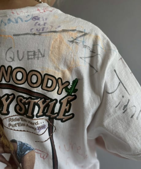 【USED】 98's FRUIT OF THE LOOM Memorial T-Shirt / 260523-026