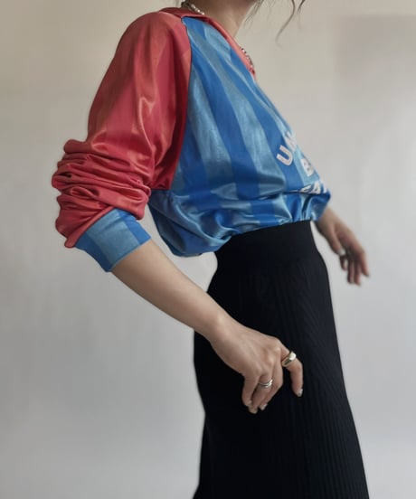 【USED】 Long Sleeved Soccer T-shirt / 220604-006