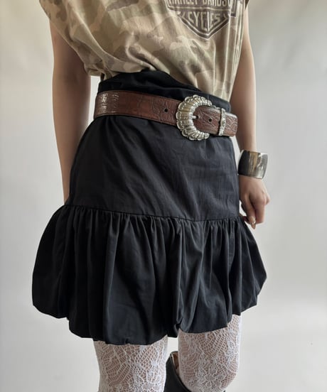【USED】 Balloon Mini Skirt/250927-021