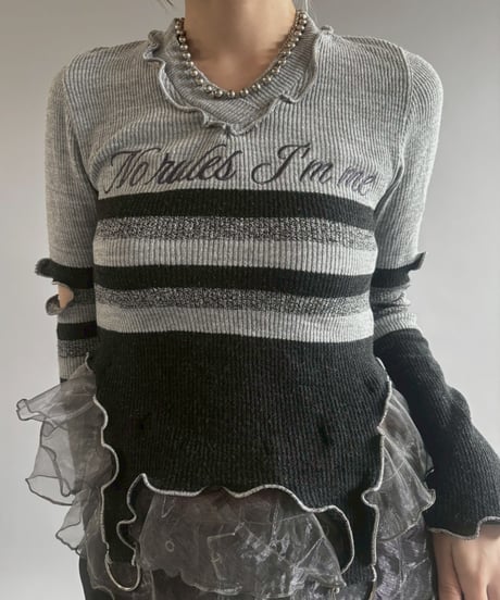 【RE;CIRCLE】 RE Mellow V-Neck Knit /  251023-015