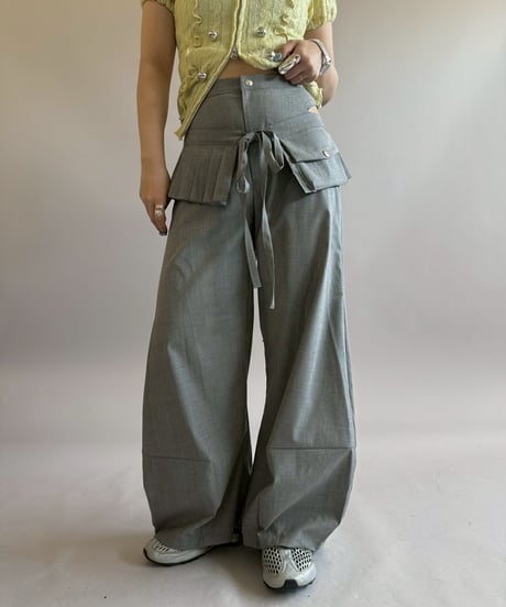 【RE;CIRCLE】 RE Suit Barrel Leg Pants/ 260514-009