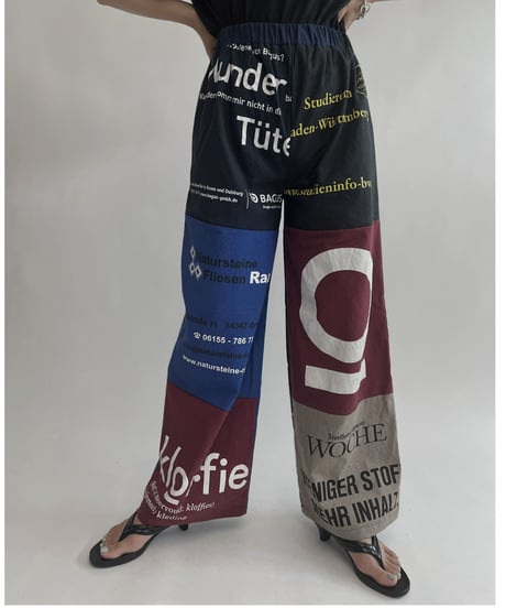【RE;CIRCLE】 RE Eco-Friendly Bag Pants Navy Blue / 220804-015
